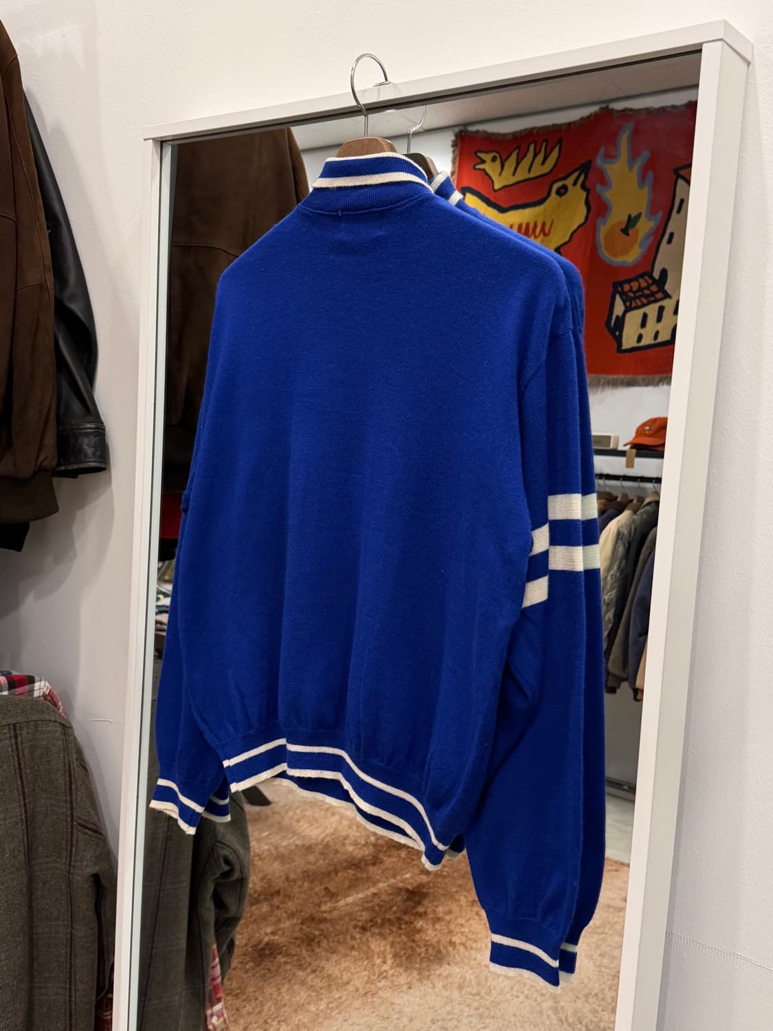 00s Hysteric Glamour 레터링 터틀넥 울 니트 Japan 상품이미지4