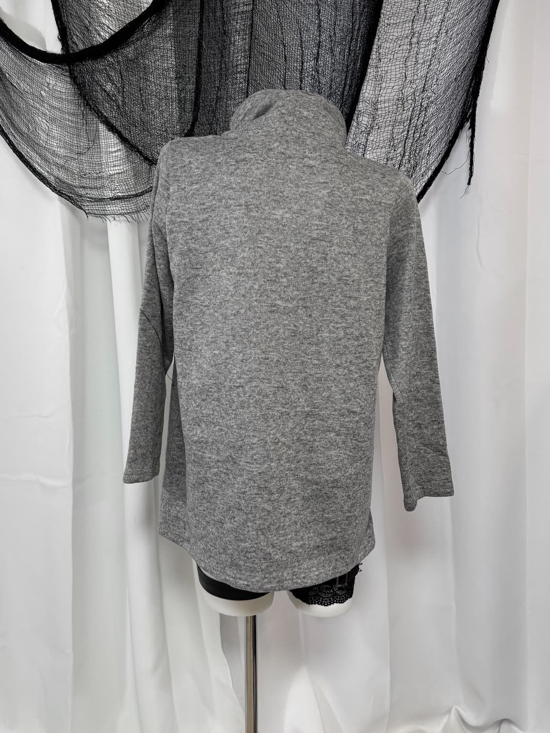 gray zipper knit 상품이미지4