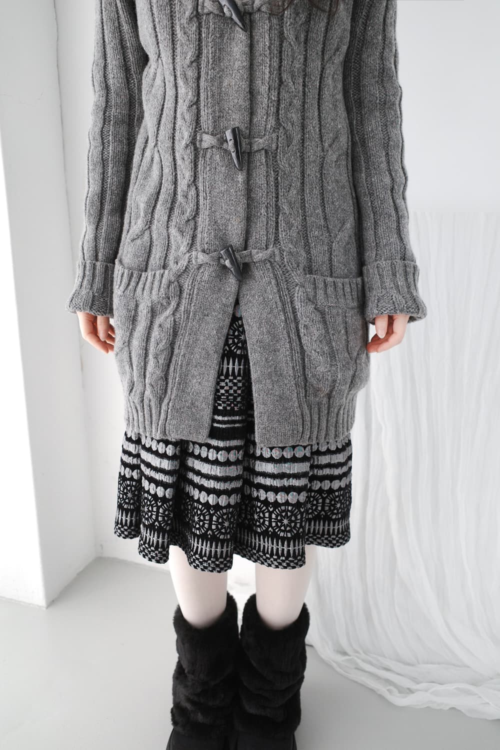 nordic pleats skirt  상품이미지3