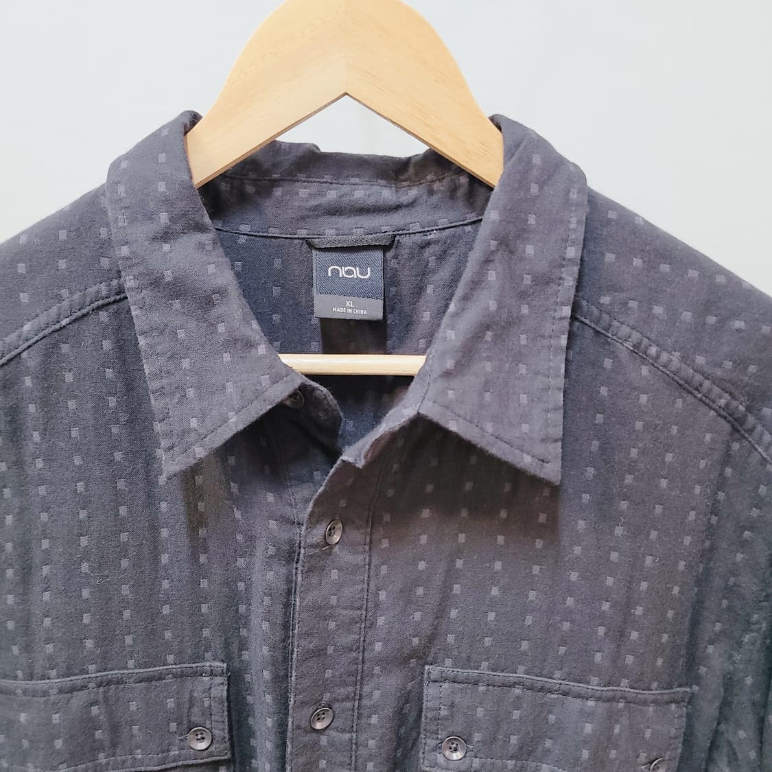 XL~XXL) nau 도톰한 빈티지 셔츠 상품이미지4