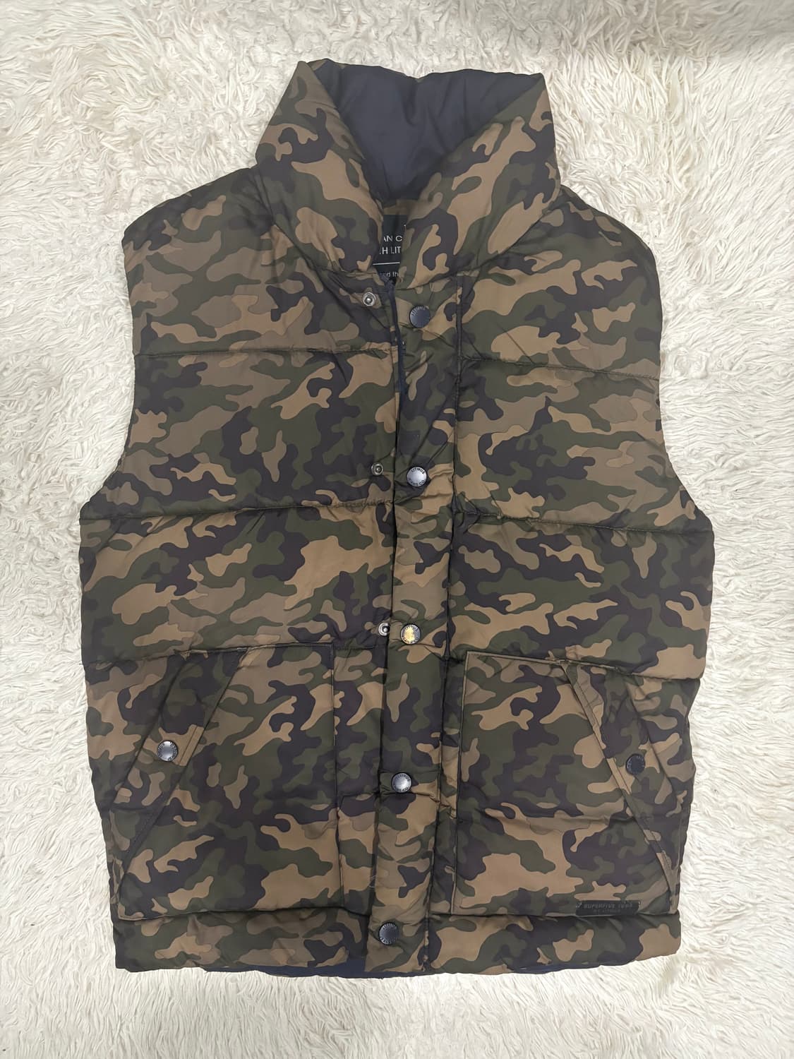 [M] 어반크루 카모 패딩조끼 상품이미지1