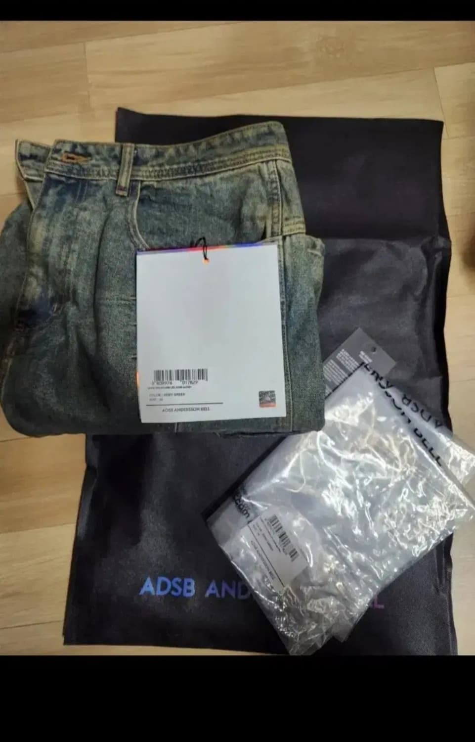 앤더슨벨 카고 데님 진 34 상품이미지3