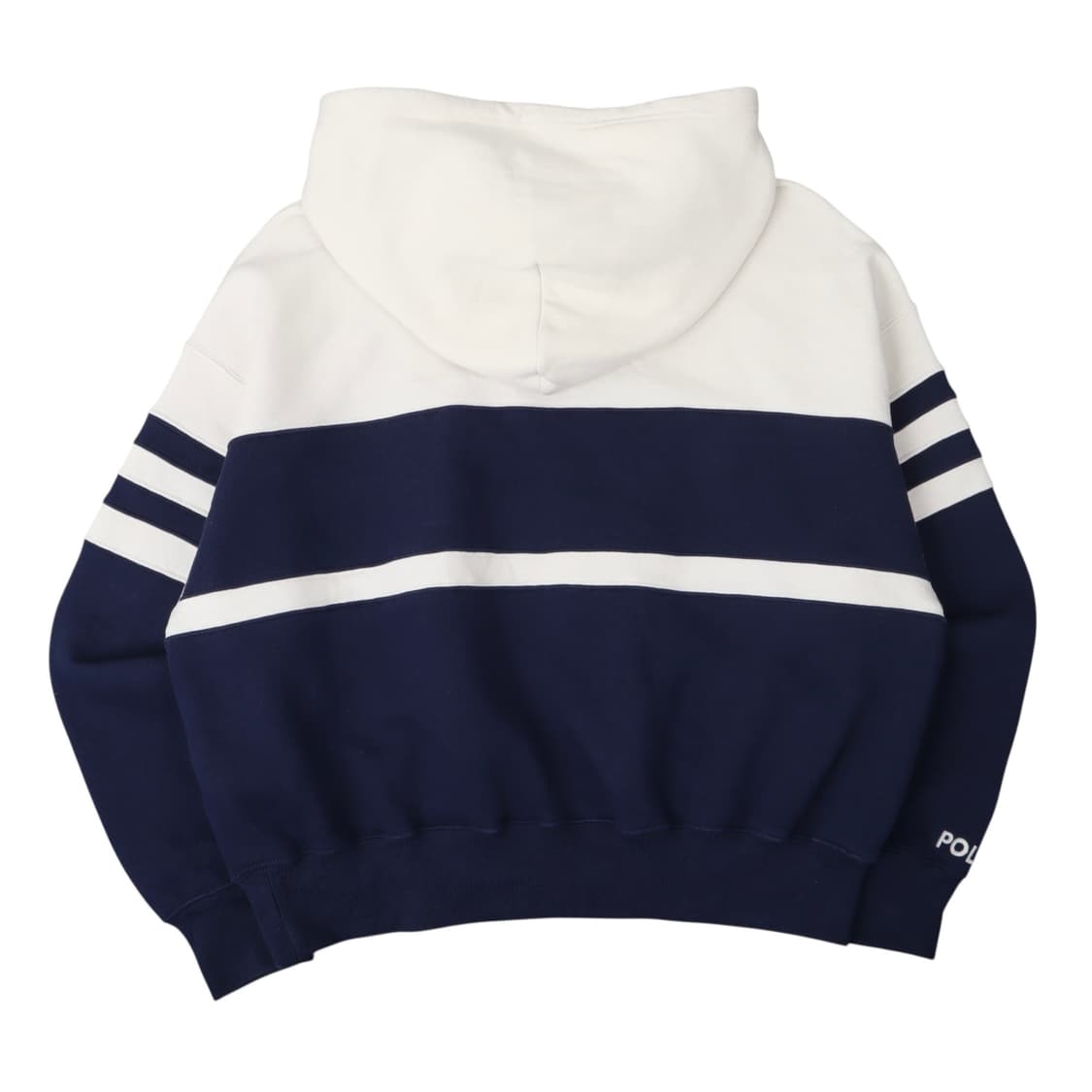 폴로 랄프로렌 네이비 스트라이프 화이트 후드티 상품이미지5