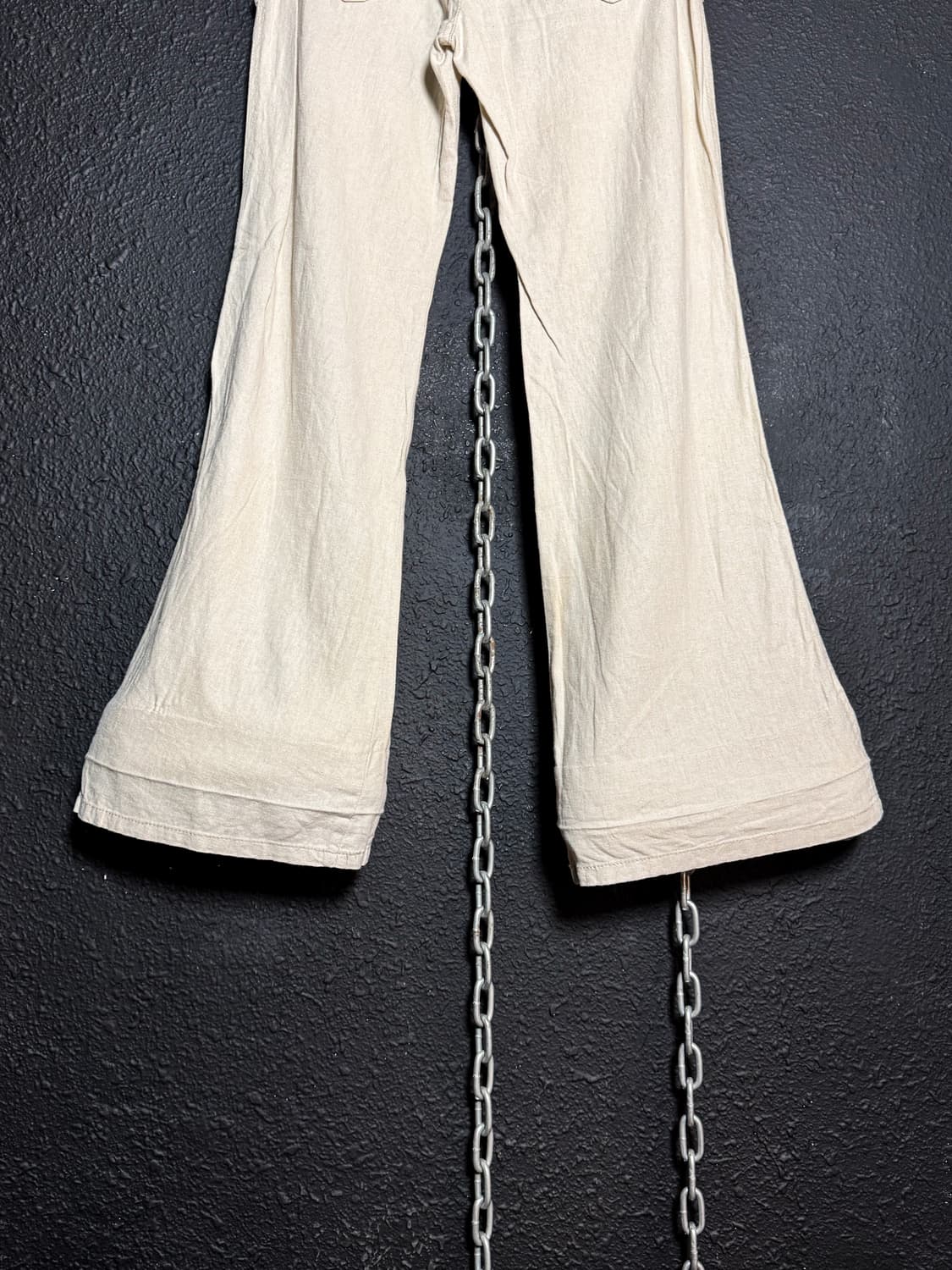 Beige linen flare pants 상품이미지6