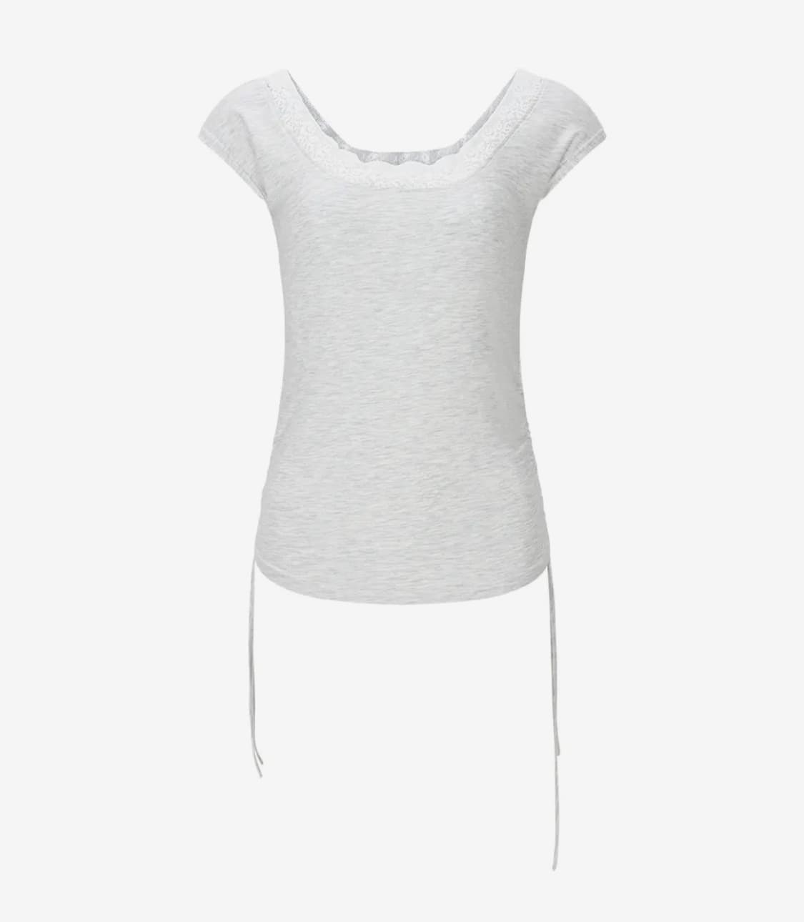 플리즈노팔로우 maya shirring top melange 마야 셔링탑 상품이미지5