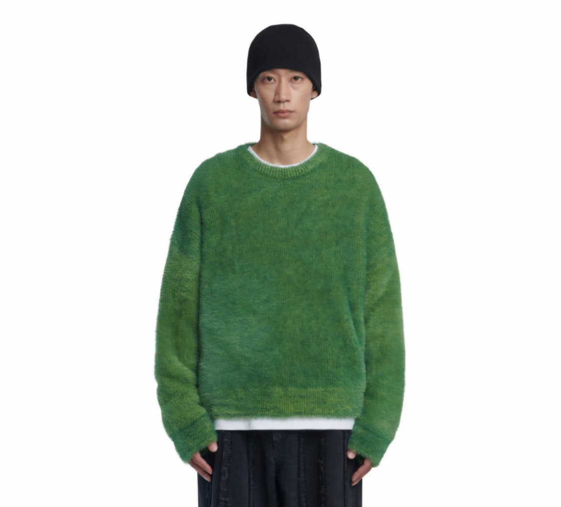 노매뉴얼 2022 헤어리 니트 / 남성 니트 / 남자 니트 상품이미지1