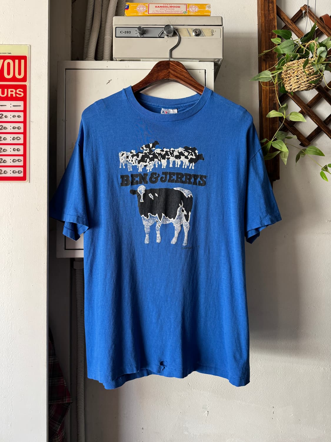 [XL]90's 벤앤제리스 Made in USA 티셔츠 상품이미지2