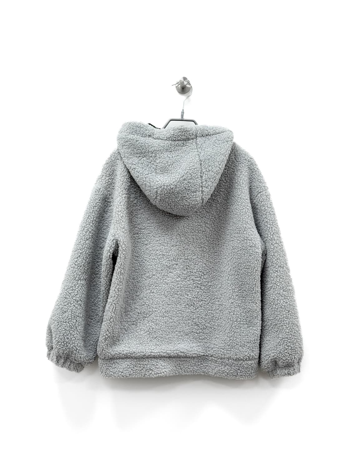 펜디 키즈 쉐르파 후디 그레이 상품이미지3