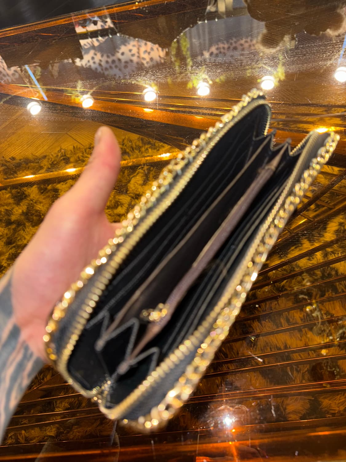 Kirakira brooch long wallet 상품이미지5