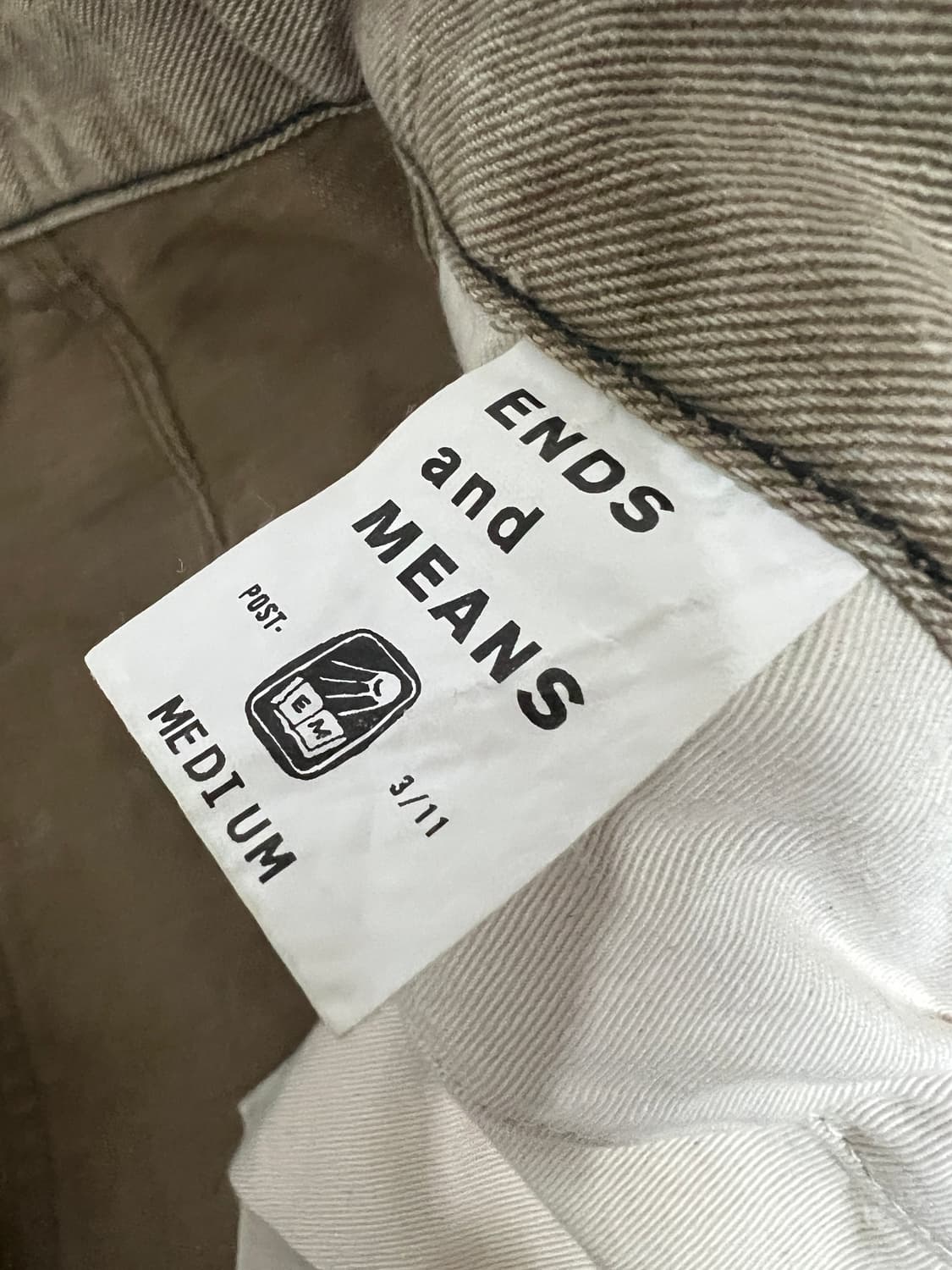 ends and means 트윌 워크팬츠 M사이즈 판매 상품이미지2