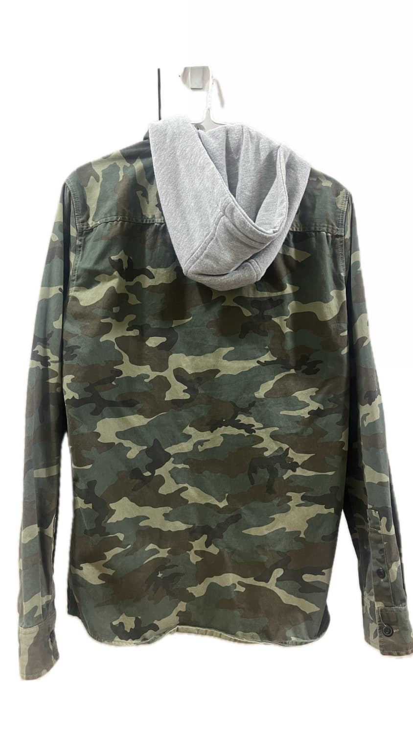 Dickies 카모 밀리터리 후드 셔츠 S 상품이미지2