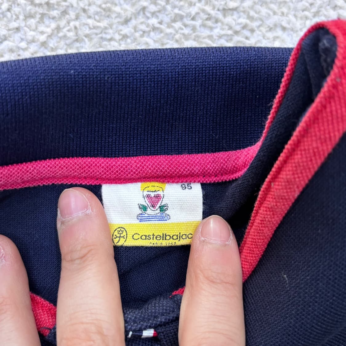 95 까스텔바작 반팔 카라 티셔츠 0407E1 상품이미지3