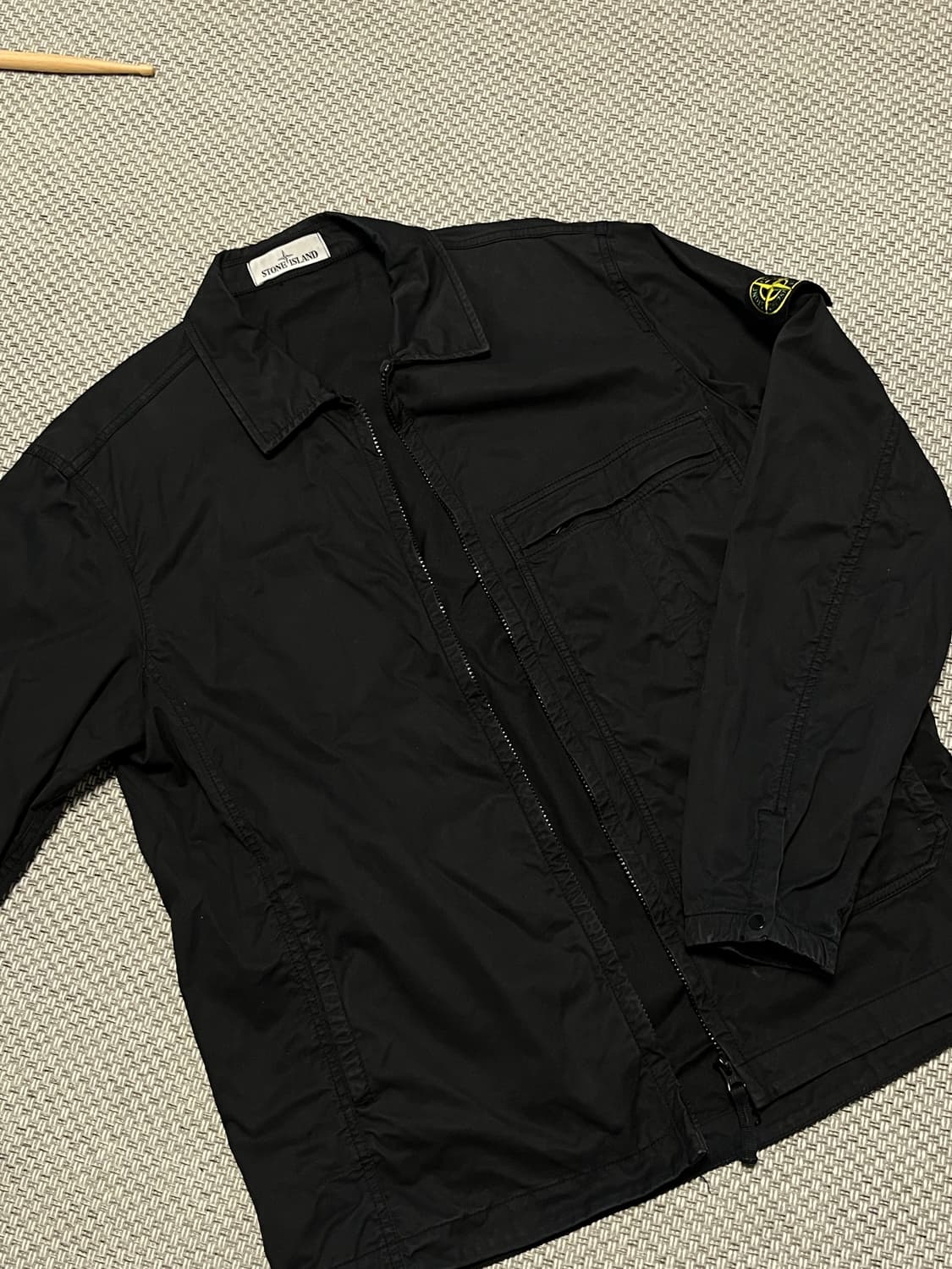 착2회 스톤아일랜드 자켓 스트레치 코튼 트윌 오버셔츠 상품이미지2