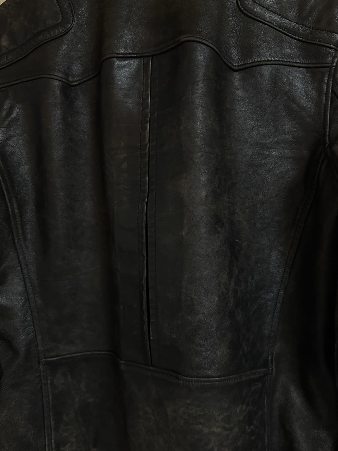 Rrl 슬림핏 모토 레더 자켓 s 상품이미지7