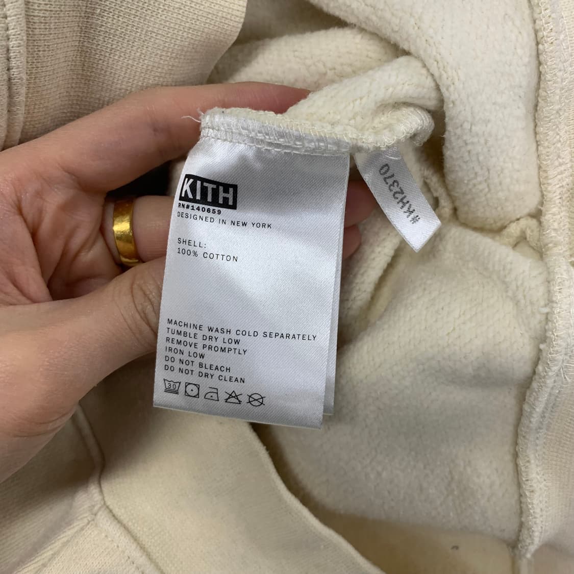 Kith 키스 아이보리 스웻 맨투맨  상품이미지4