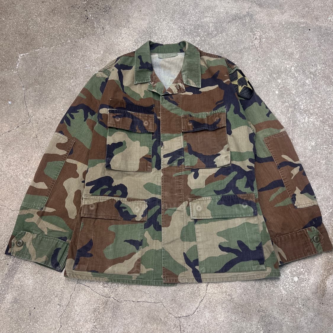 US Army 우드랜드 카모 셔츠  상품이미지1