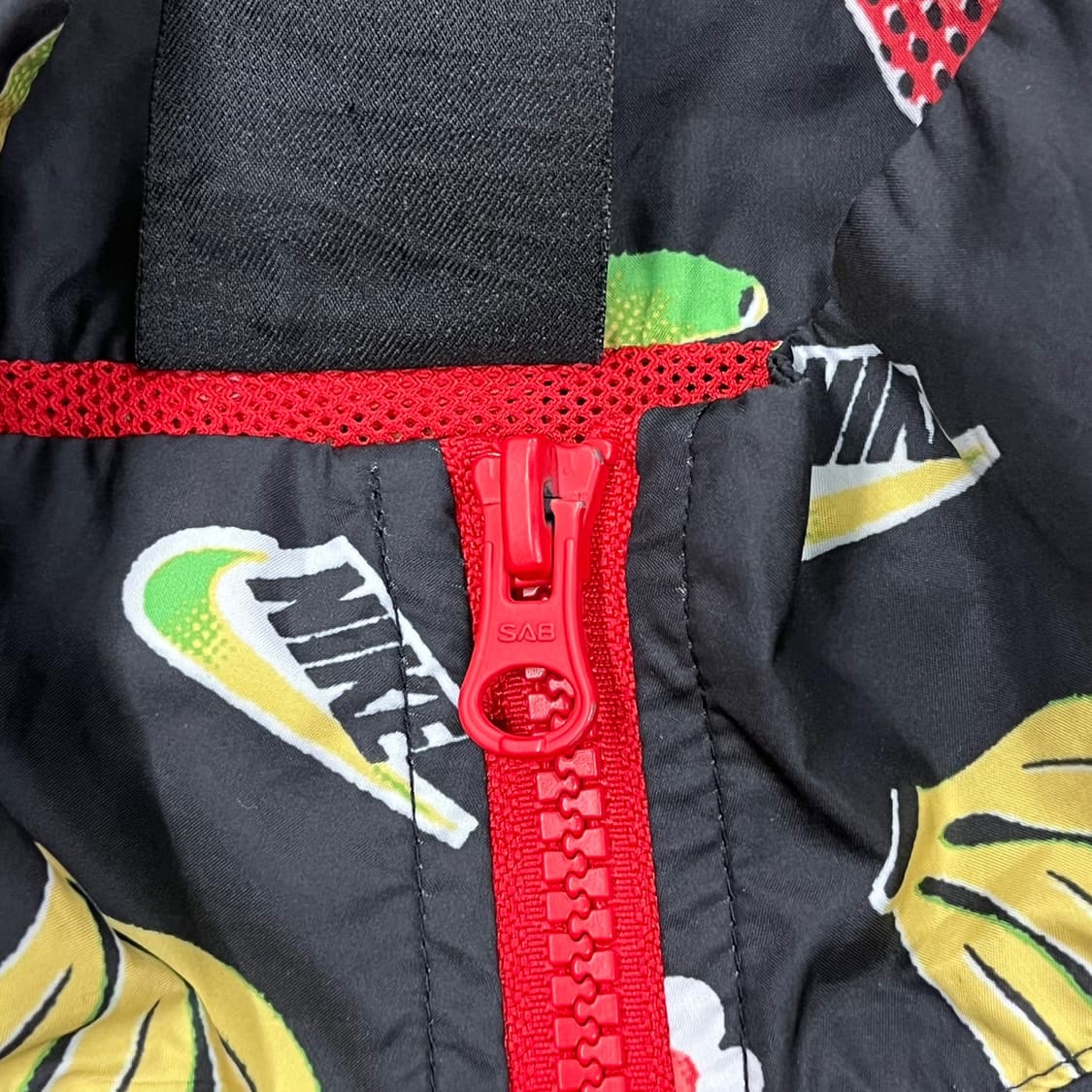 [ 정품/S,80 ] 나이키 스우시 프루츠 패턴 바람막이 자켓 b14 상품이미지8