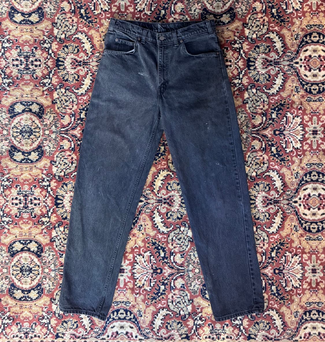 90s 빈티지 리바이스 오렌지탭 블랙 데님 블랙진 32(30~) 675 상품이미지1