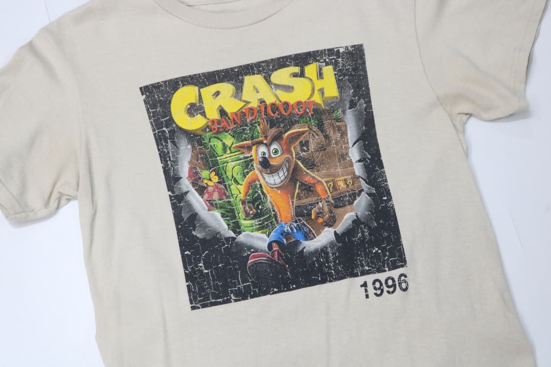 크래쉬 밴디쿳 Crash Bandicoot 프린팅 반팔티셔츠 상품이미지4