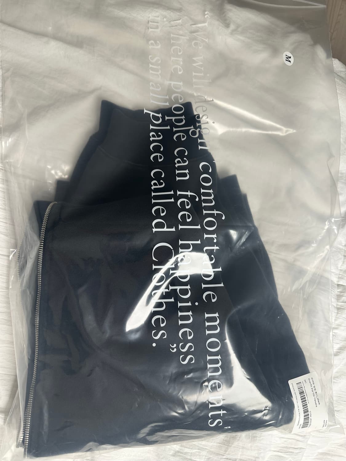 파사드패턴 오버핏 집업 후디_black M사이즈 후드집업 상품이미지4