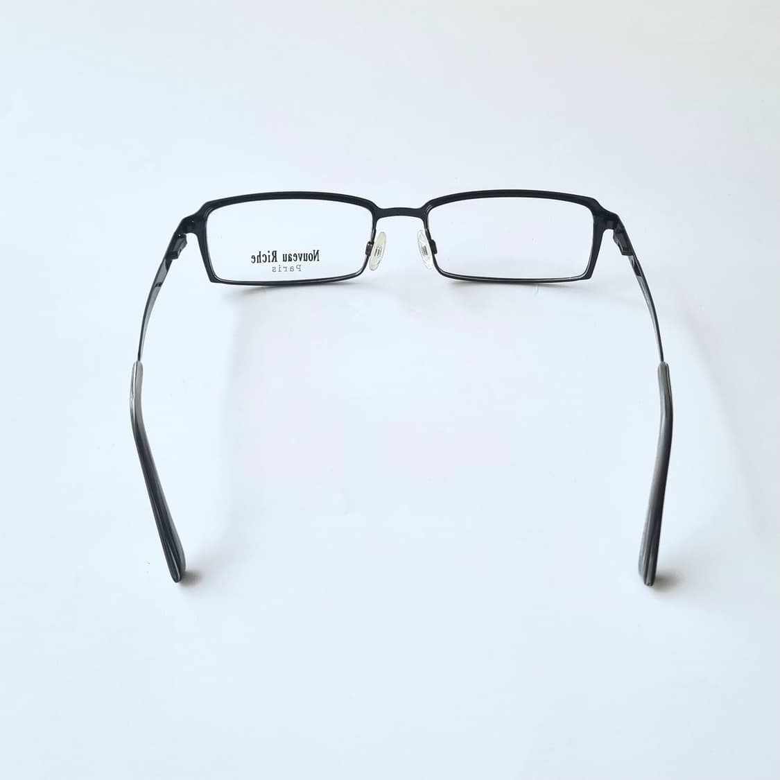 데드스탁 이탈리안 무드의 빈티지 블랙 스퀘어 안경테 상품이미지4