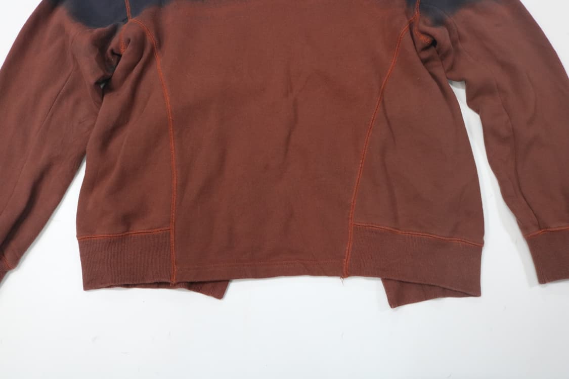 POINTLIGNE(포인트린) 빈티지 다잉 언밸런스 절개 맨투맨 (38) 상품이미지5