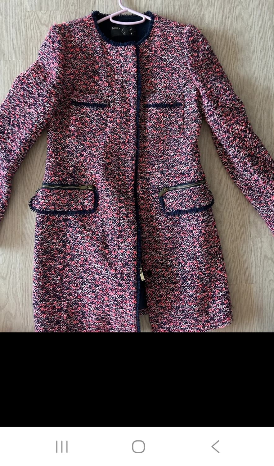 르샵 울 양모 트위트 코트 상품이미지1