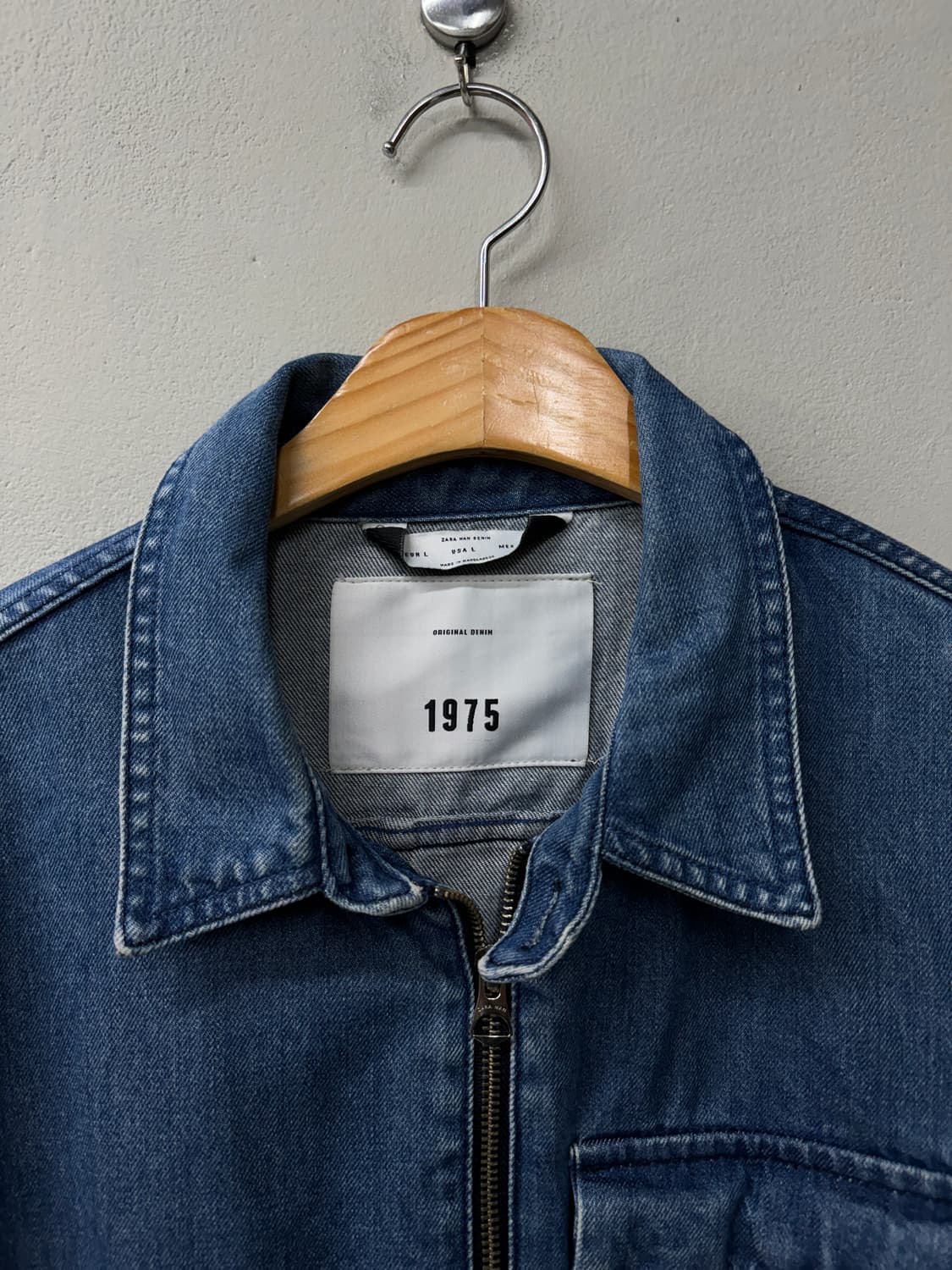 ZARA 자라 집업 데님 자켓 상품이미지3