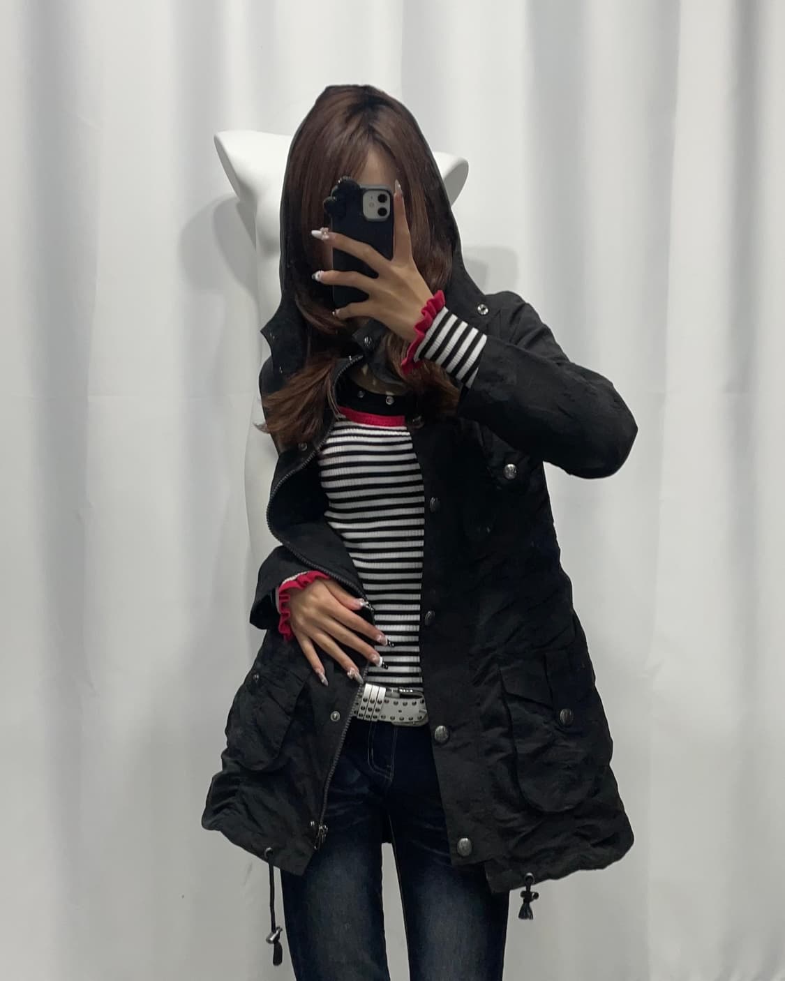 🎸블랙 롱 자켓🎸 상품이미지2