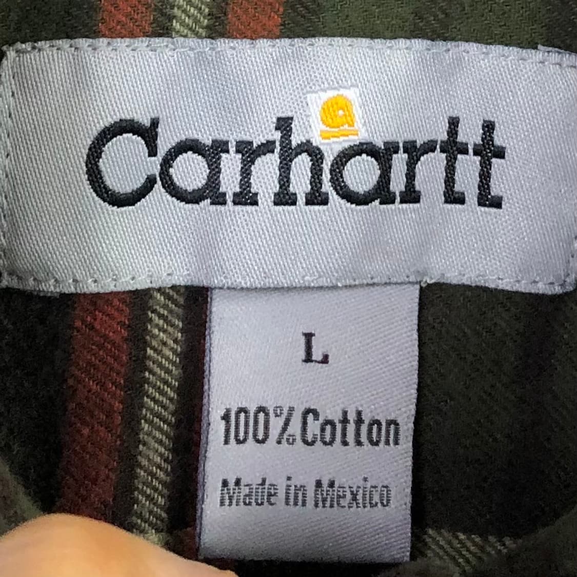 L 칼하트 체크 셔츠 상품이미지3