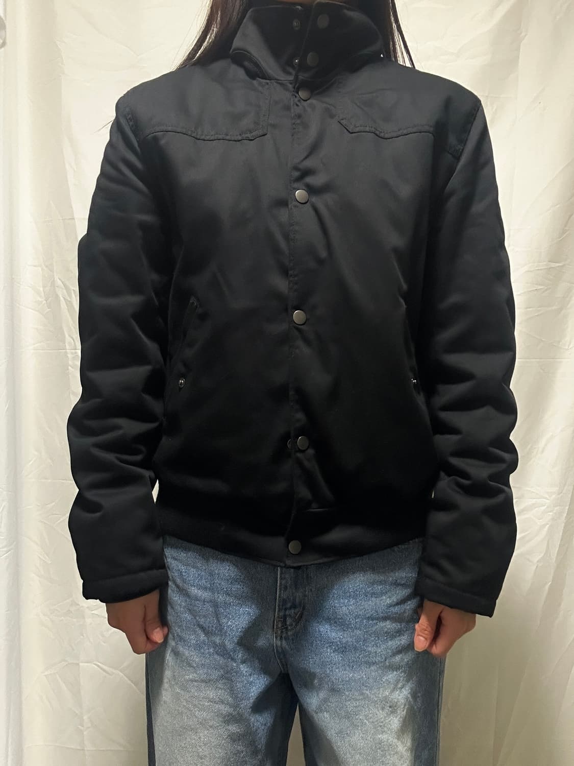 H&M 블랙 빈티지 자켓 상품이미지3