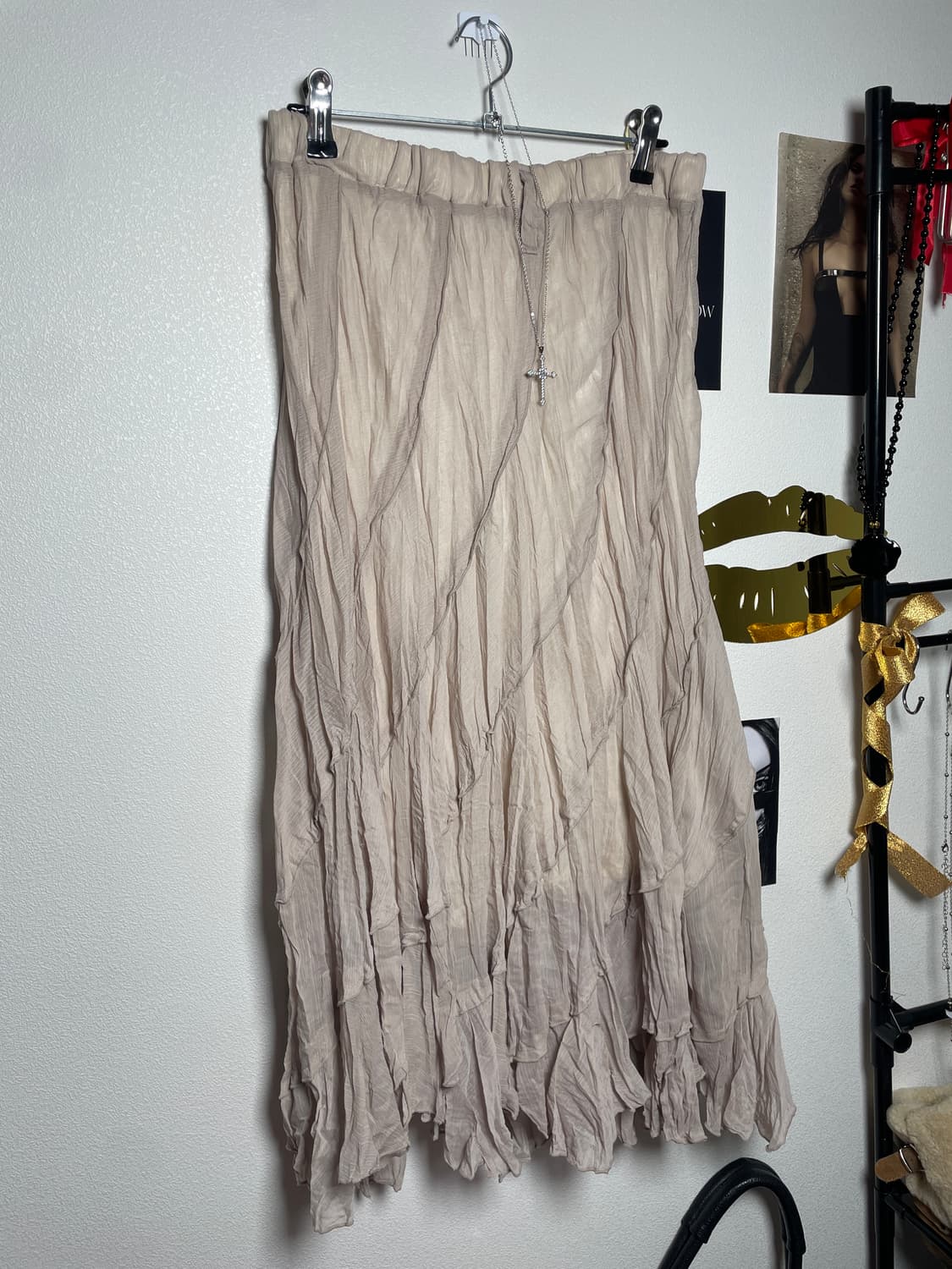 그런지 페어리 언발 롱스커트 상품이미지2