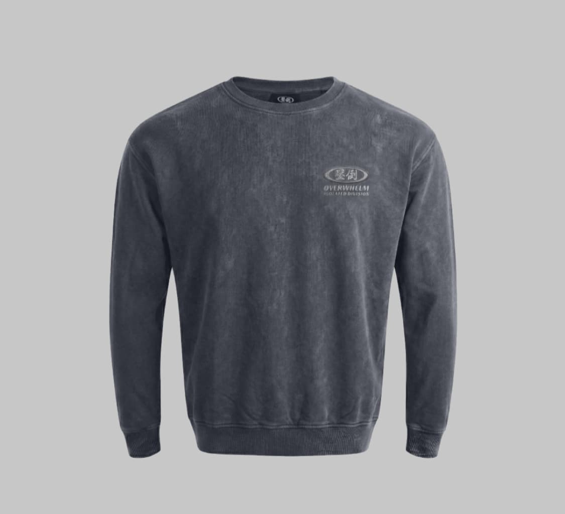 압도 피그먼트 워싱 맨투맨 미개봉 새상품 상품이미지2