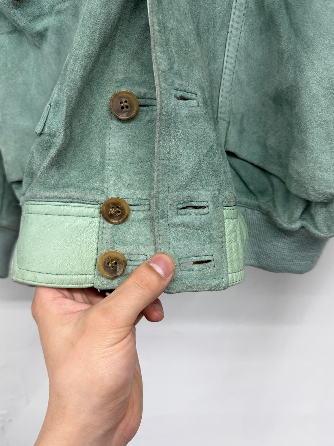 Remo mercalli  리버시블 레더 블루종  상품이미지7