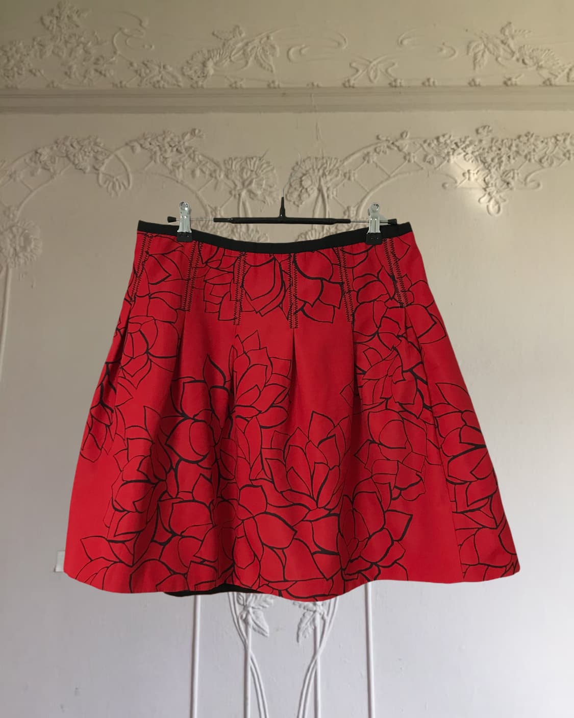 vintage gap red pattern skirt  상품이미지5
