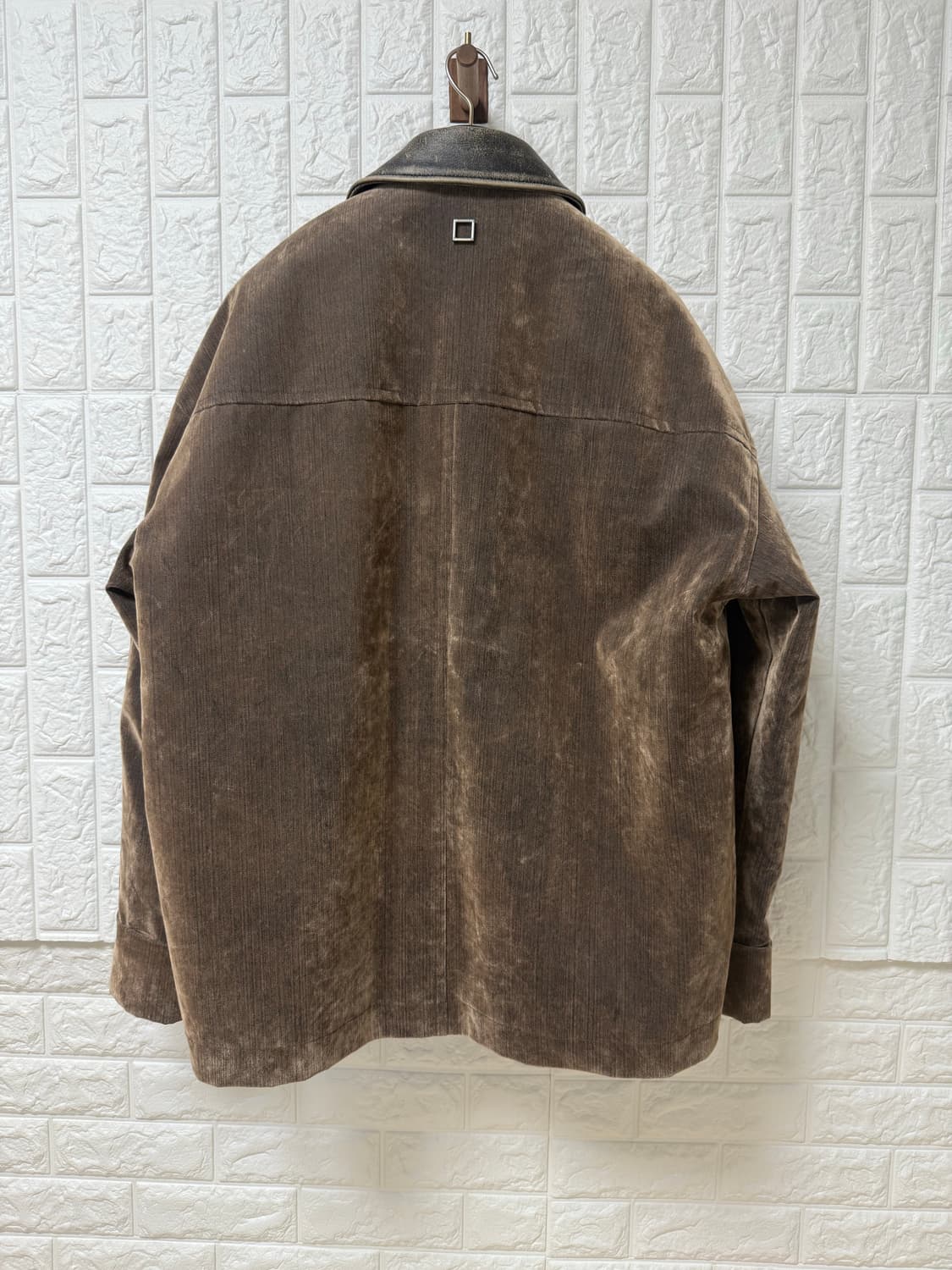 (24ss새상품) 우영미 카멜 레더 카라 자켓 (48) 상품이미지2