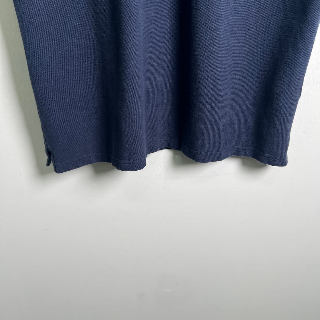 메종키츠네 폭스 헤드 패치 네이비 반팔 폴로 셔츠 XL 상품이미지6