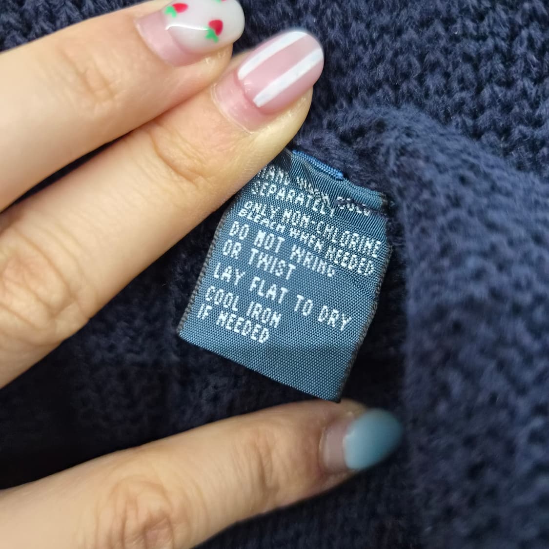 폴로 랄프로렌 네이비 니트 긴팔 남성 XL 상품이미지5