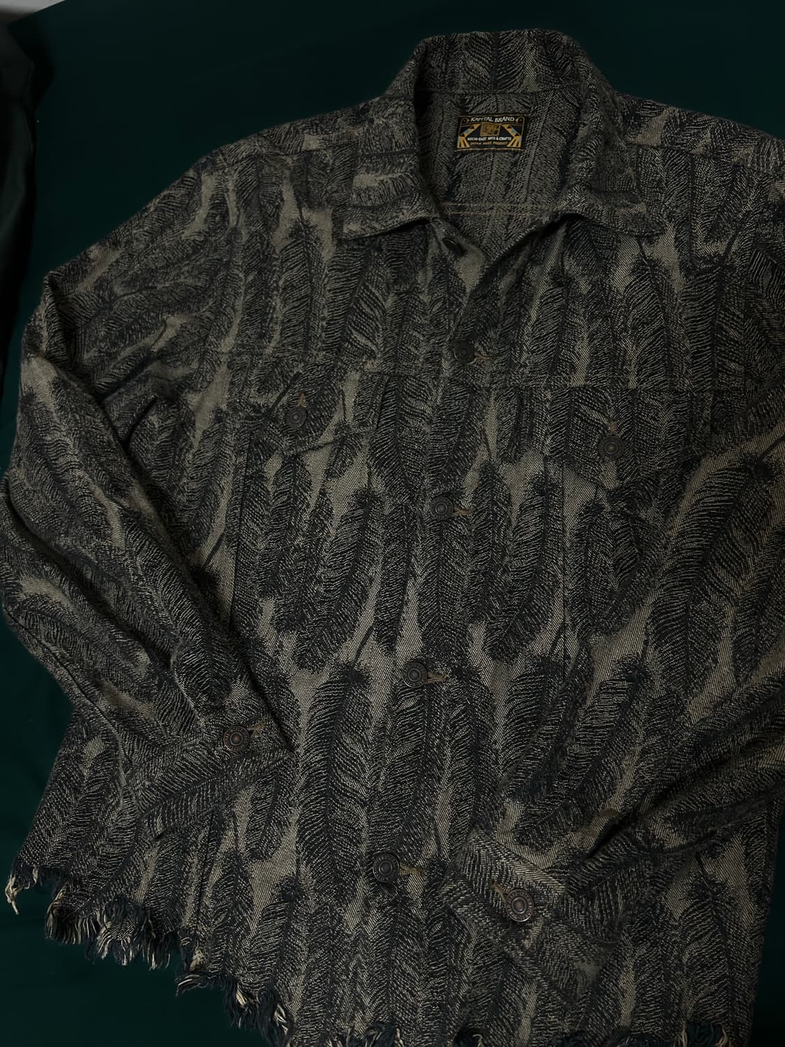 캐피탈 페더자켓 블랙베이지 M 상품이미지1