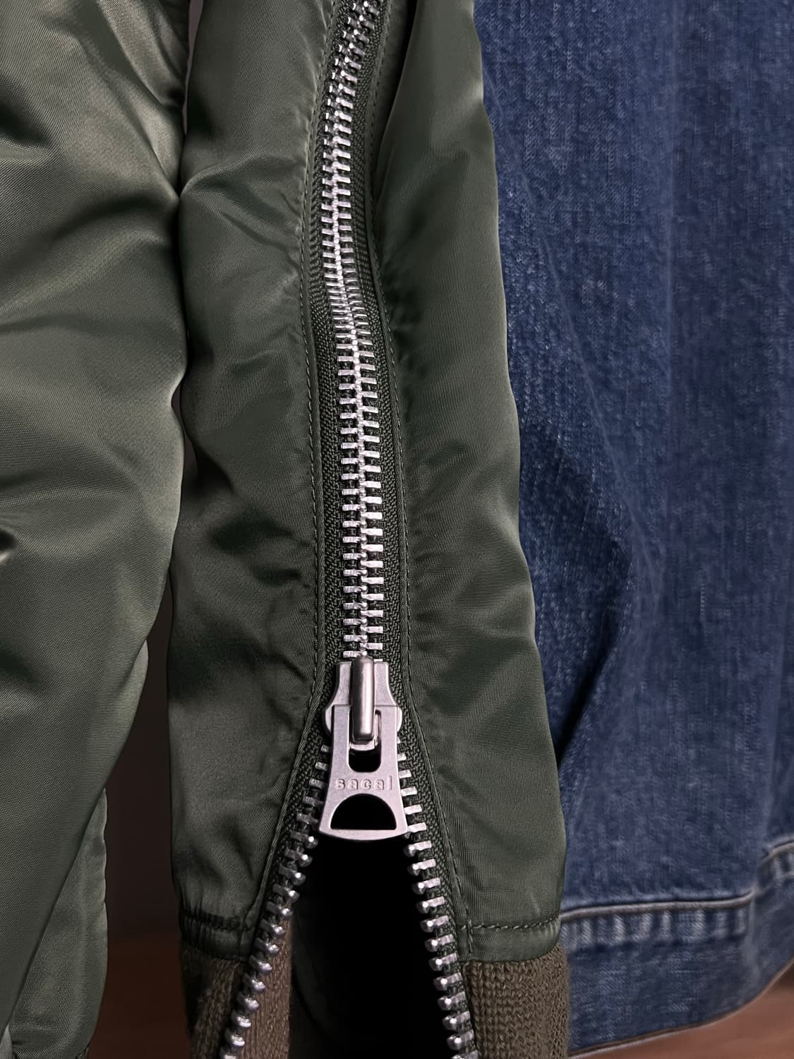 사카이 데님 SACAI denim  ma-1 상품이미지4