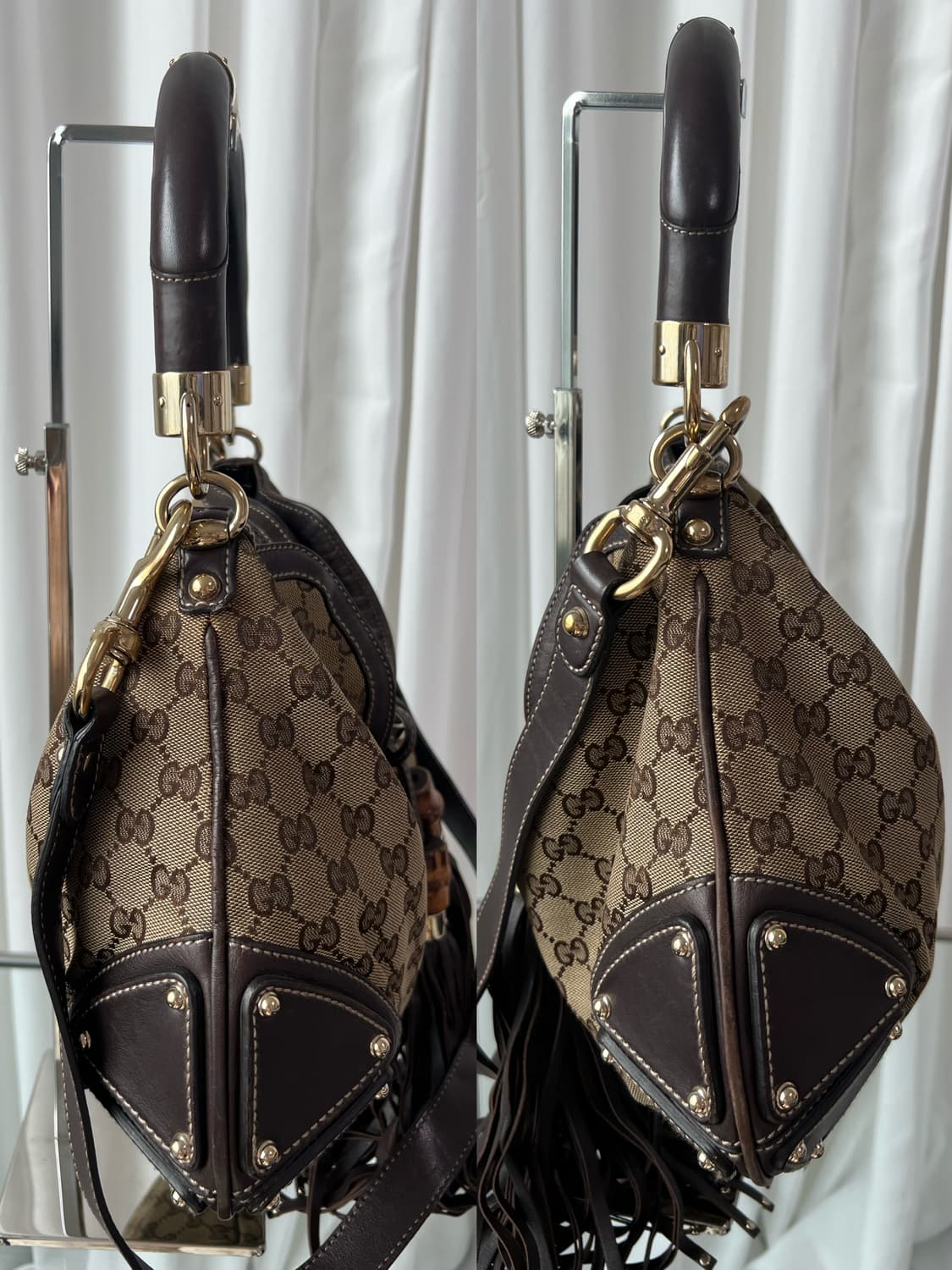 구찌 인디 뱀부 숄더백 상품이미지7