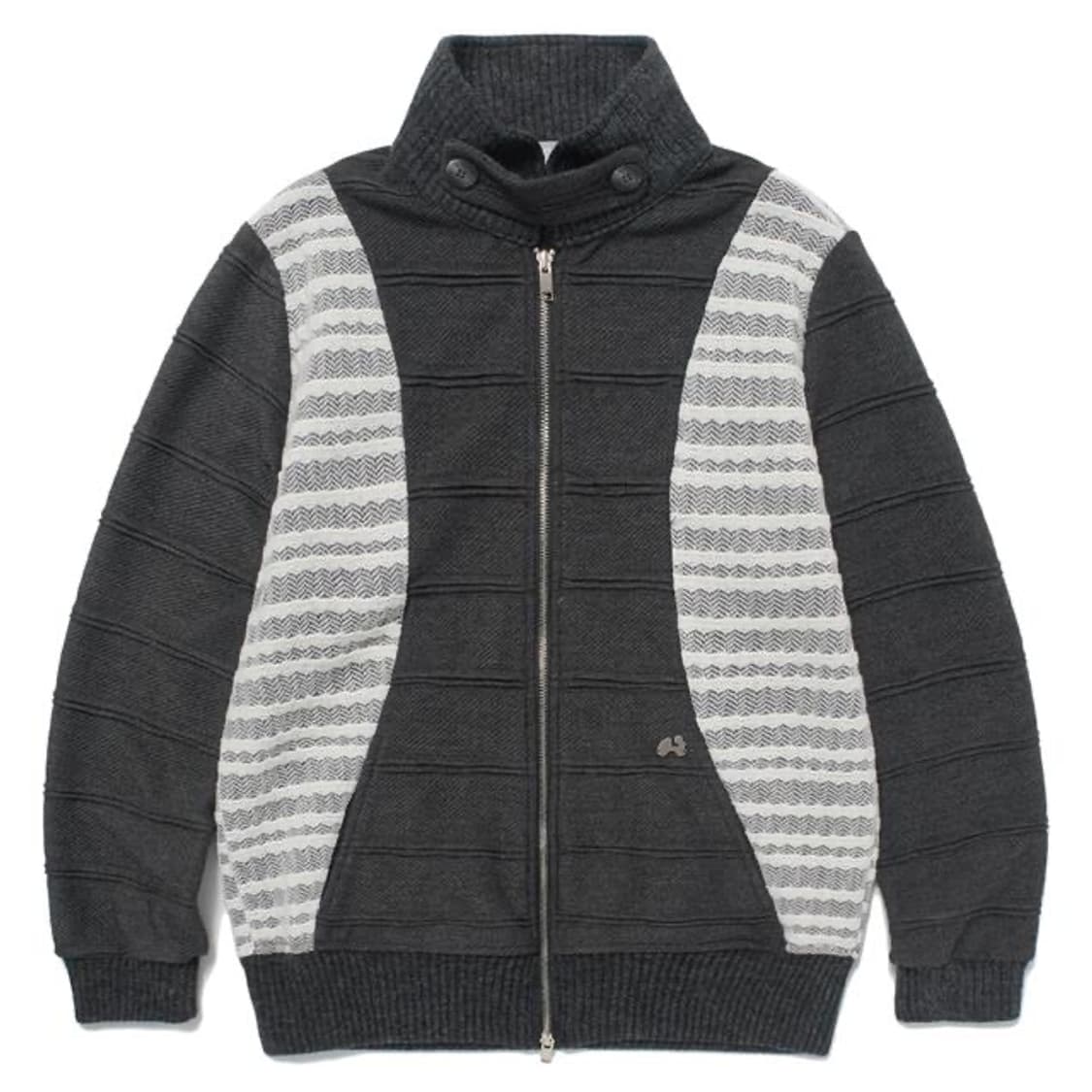 허그유어스킨 플랩 니트 집업 (차콜) 상품이미지1