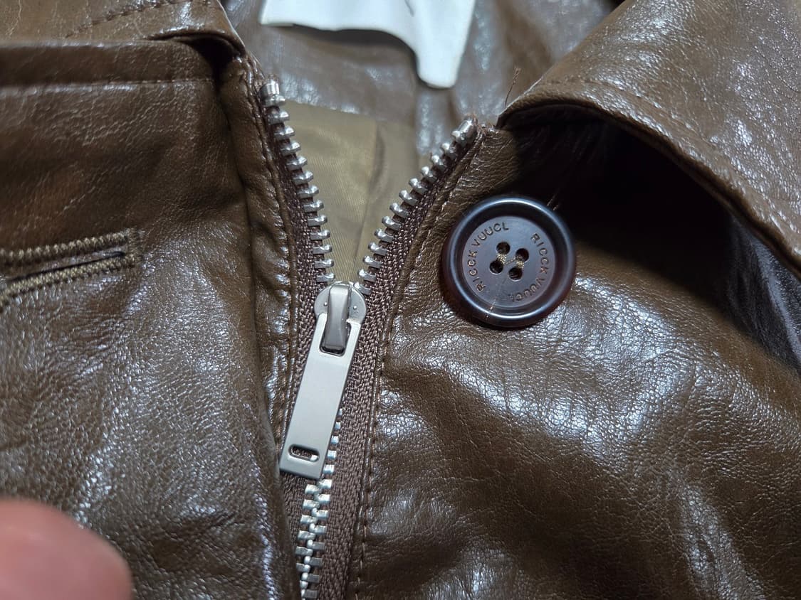 르꼬르망(le cormang) 세상가벼운 가죽자켓 프리사이즈 상품이미지8