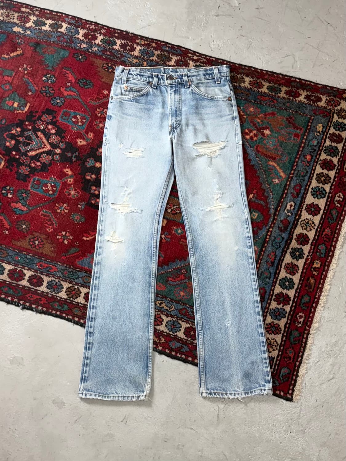 90's USA 빈티지 리바이스 517 오렌지탭 부츠컷 상품이미지1