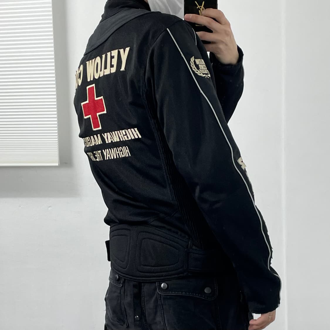 L 옐로우콘 슬래지해머 리플렉티브 레이싱 자켓 상품이미지5