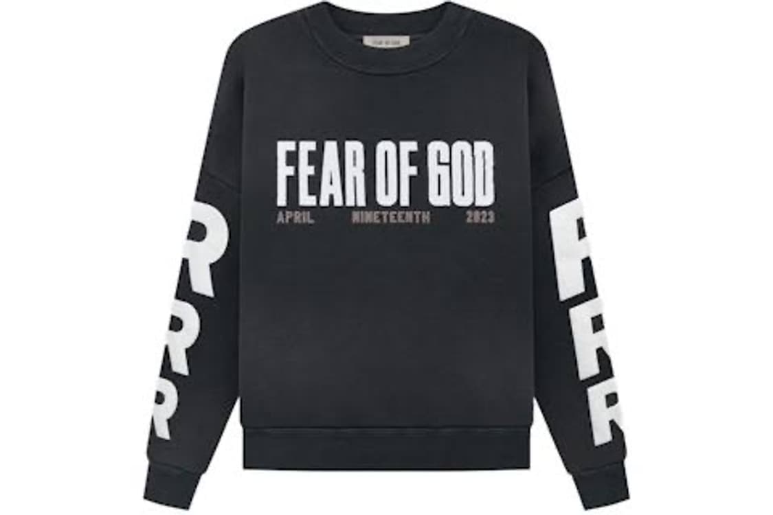 피어오브갓 RRR123 에이프릴 19 크루넥 맨투맨 상품이미지1