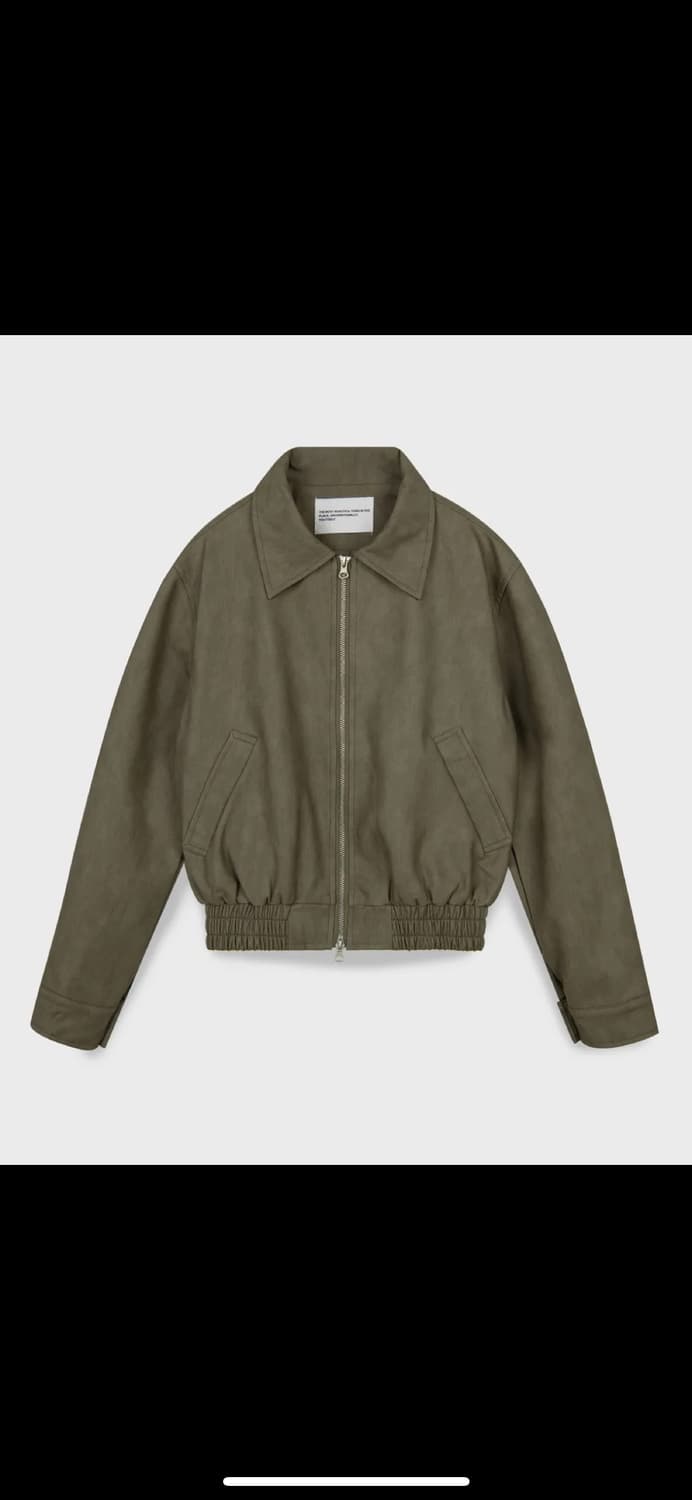 비건 레더 크롭 자켓 상품이미지2