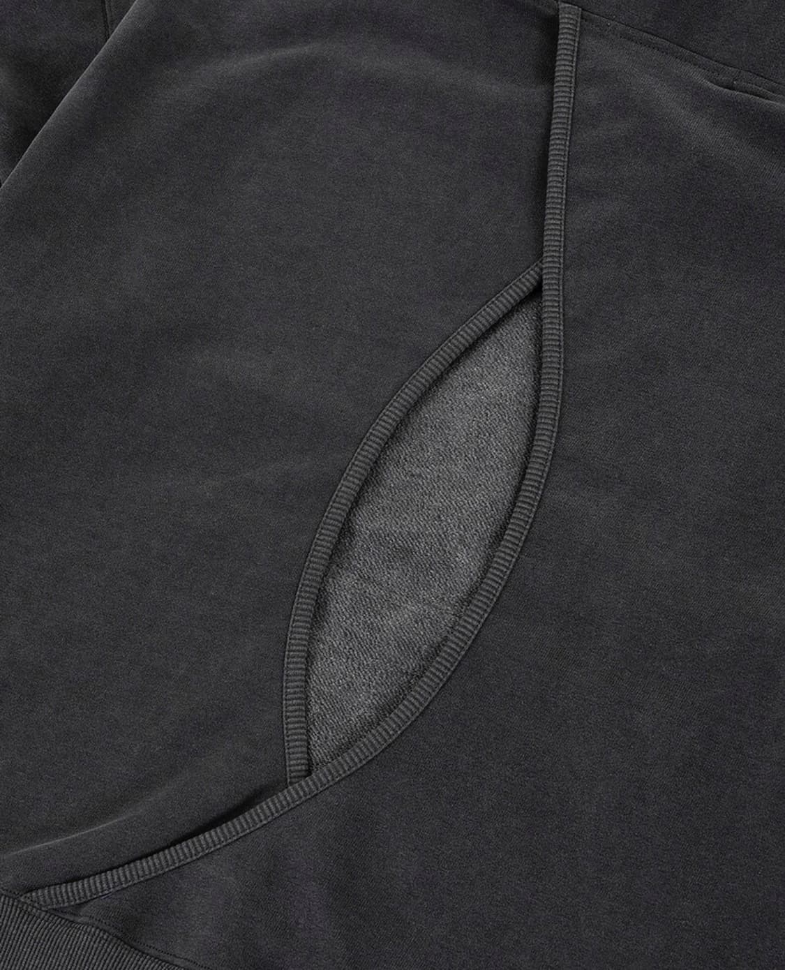 오들리 워크샵 X MARA HEUER 코스믹 로고 후디 다크 그레이 상품이미지8