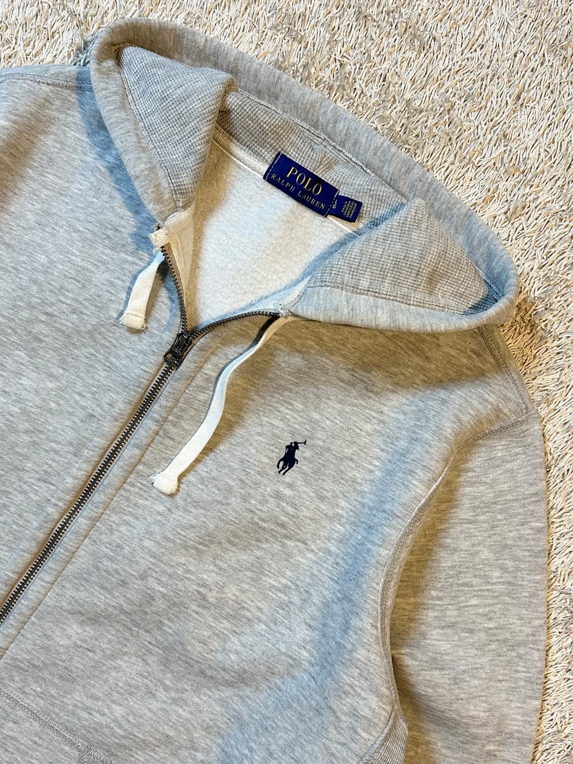 폴로 랄프로렌 신형 네이비포니 써멀 후드집업 그레이 상품이미지2