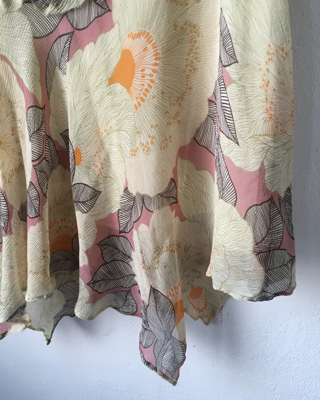 Pattern unbalanced skirt 상품이미지3